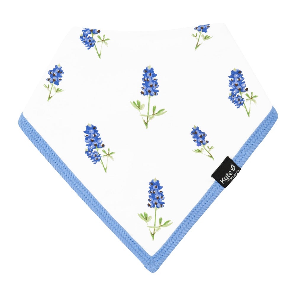 NWT Kyte Baby Bib in Blue Bonnet